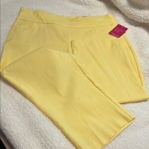 Kim Rogers Yellow Capris